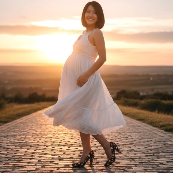 Gucci Velvet Geometric Cream Maroon Green Signed Platform Pumps, Size 6 - Picture 13 of 13